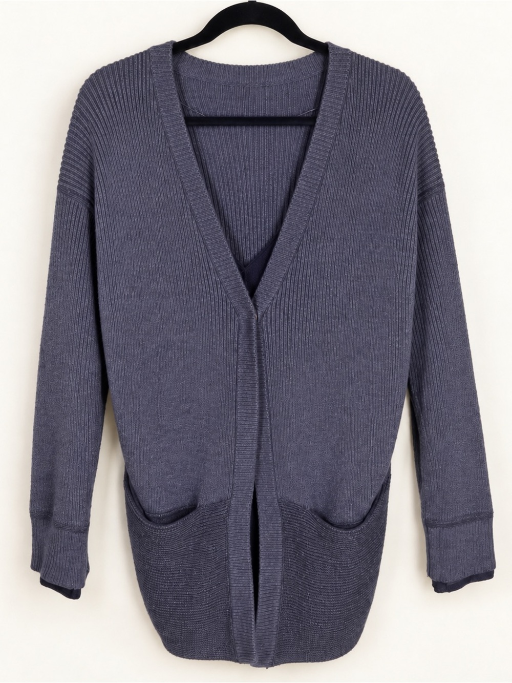 Lululemon Vestigan Cashmere Blend Gray Cardigan Sweater Size 4